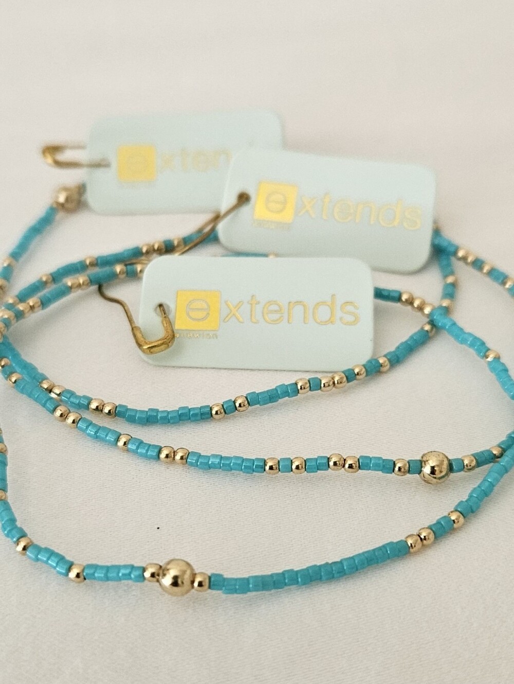 3 Hope unwritten turquoise extends bracelets